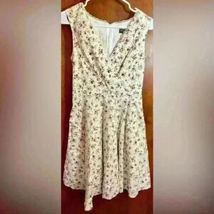 Fever London floral lace fit and flare dress